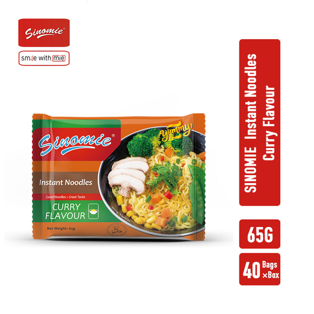 SINOMlE Instant Noodles Curry Flavour