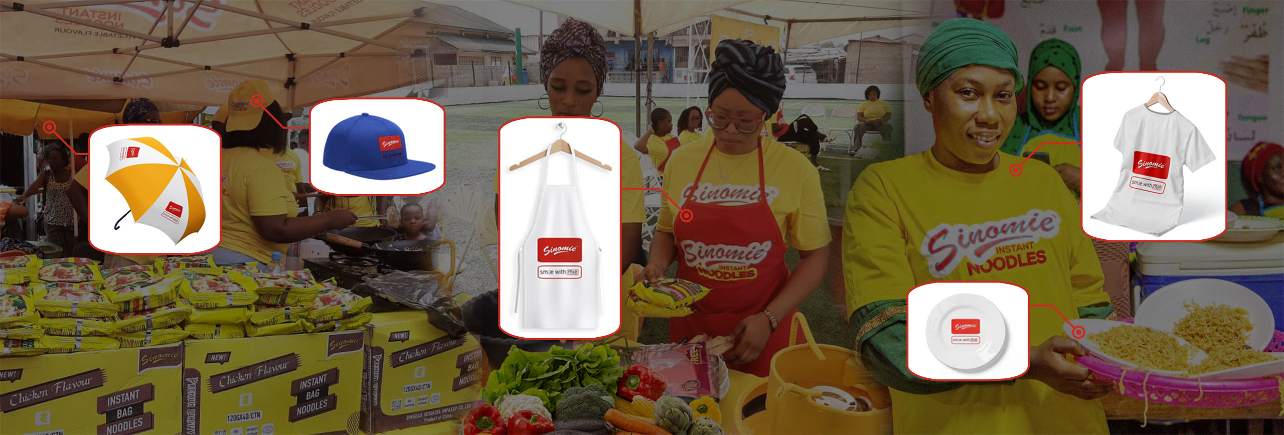 SINOMIE Noodles Promotion Support