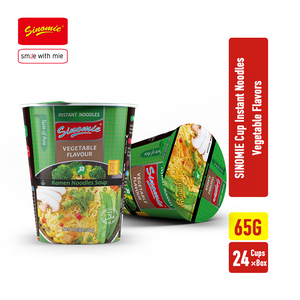 SINOMIE Cup Instant Noodles-Vegetable Flavor 65g