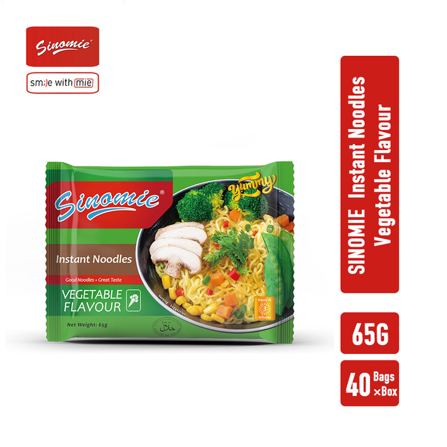 SINOMlE Instant Noodles Vegetable Flavour