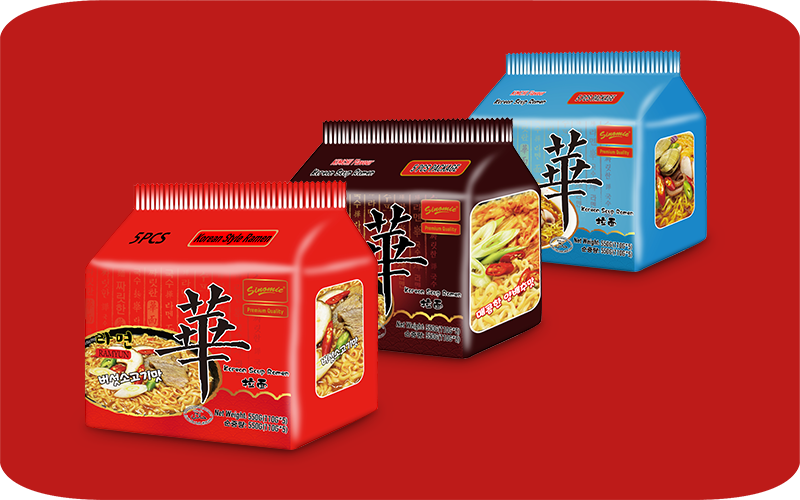 Korean Soup Ramen in 5 Packs