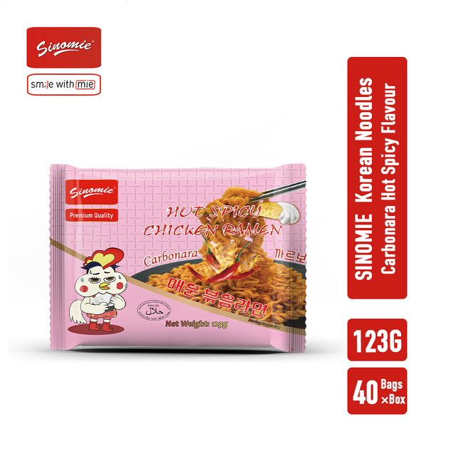 Korean Hot Spicy Ramen-Carbonara Flavor 123g