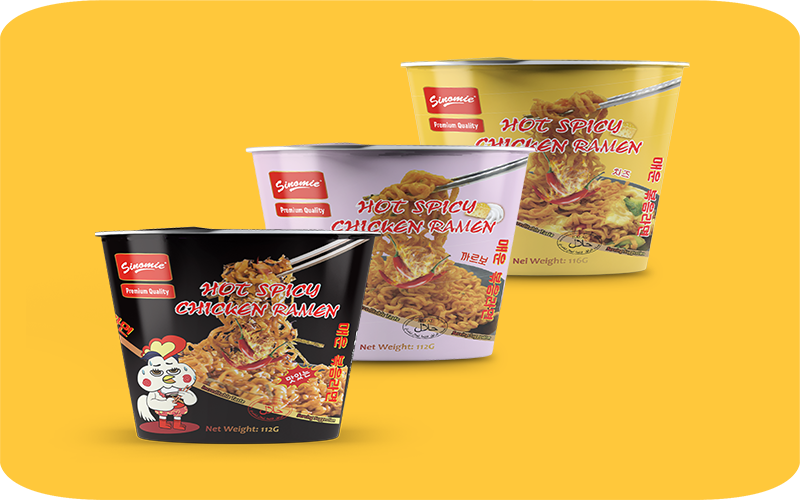 Koran Hot Spicy Ramen in Bowl