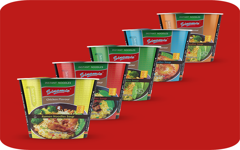 Instant Noodles in Bowl